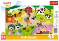 Trefl. Puzzle 15 ramkowe. Urocze Bobaski - tantis.pl