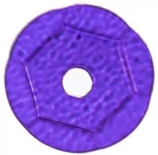 Cekiny 6mm 10g matowe fioletowy - tantis.pl