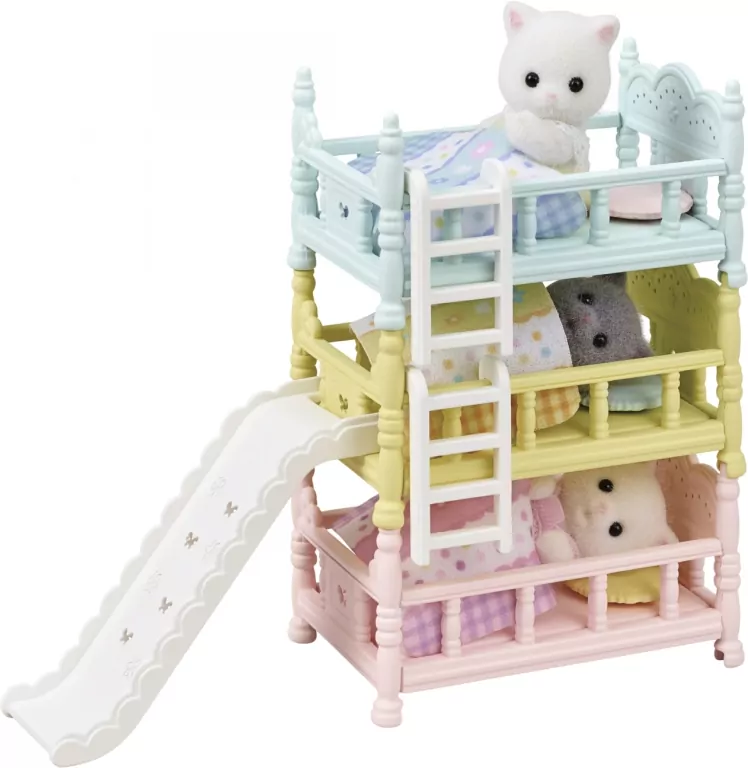 Potrójne łóżko. Sylvanian Families - tantis.pl