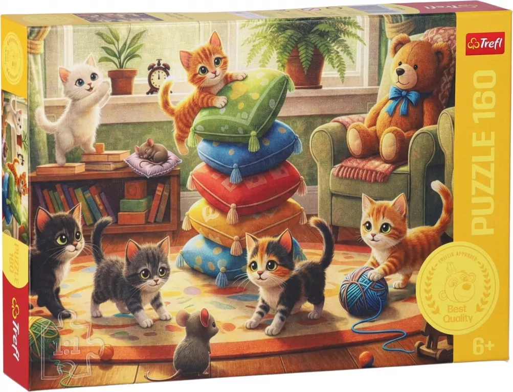 Puzzle 160 Kocie psoty TREFL - tantis.pl