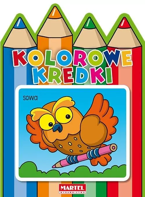 Kolorowe kredki - Sowa - tantis.pl