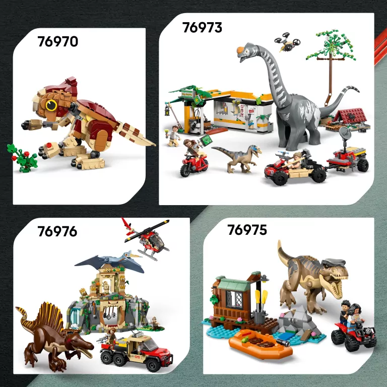 LEGO® Jurassic World. Ucieczka terenówką przed raptorem 76972 - tantis.pl