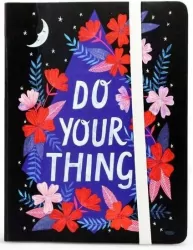 Bonbi Forest Notatnik A6 linia z gumką Rób swoje