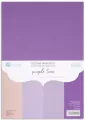 Zestaw papierów A4 20 arkuszy Purple tones 220g - tantis.pl