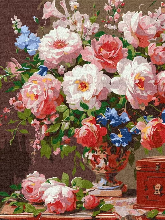 Malowanie po numerach. Paleta natury 30x40cm - tantis.pl