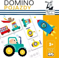 Pojazdy. Domino obrazkowe. Kapitan Nauka