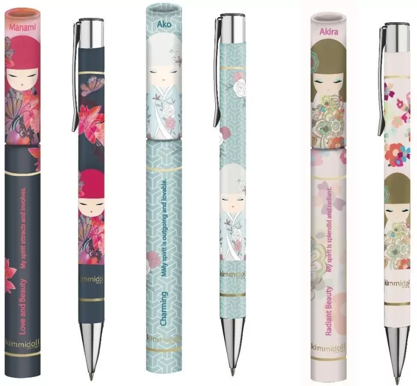 Kimmidoll Długopis w etui MIX - tantis.pl