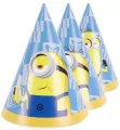 Czapeczki Minionki 16cm 6szt - tantis.pl