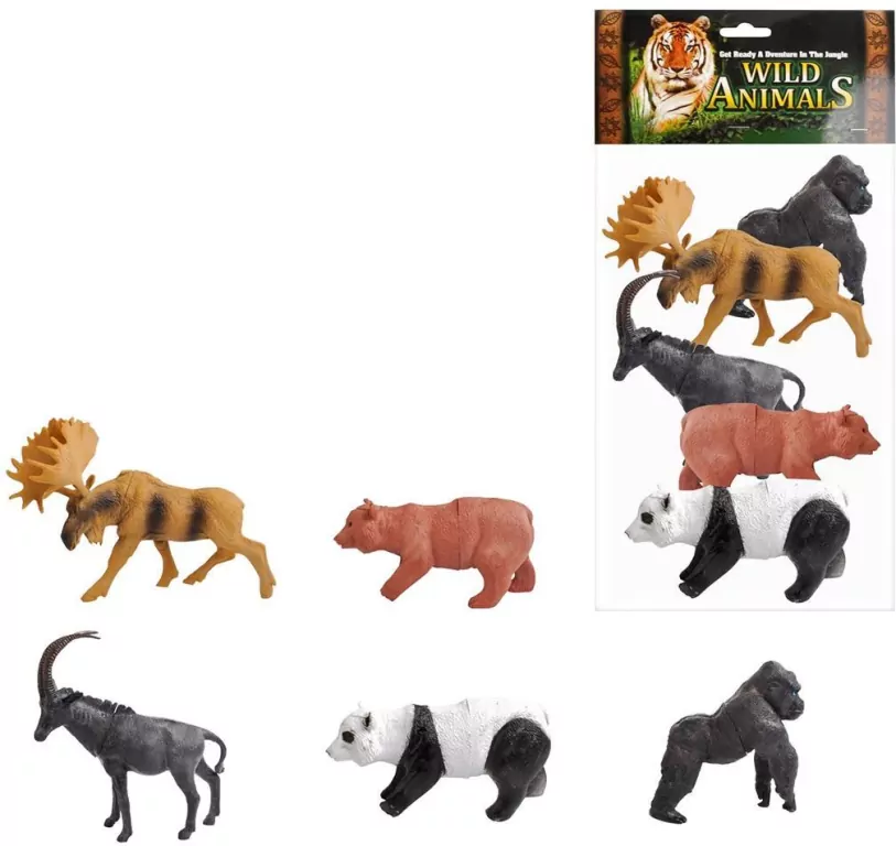 Zestaw zwierząt zoo 5szt - tantis.pl