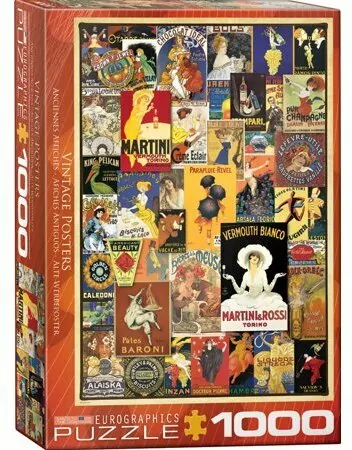 Puzzle 1000. Vintage Posters - tantis.pl