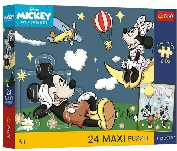 Puzzle 24 Maxi Disney Przyjaciele Myszki TREFL - tantis.pl