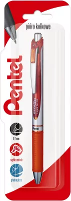 Pióro kulkowe 0,7 mm. EnerGel. Pomarańczowy 1 szt