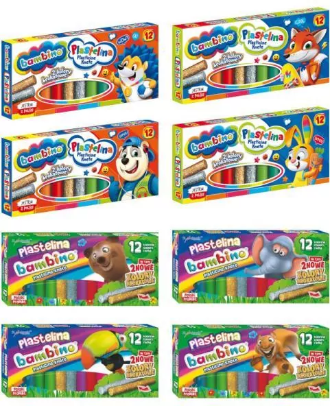 Plastelina Bambino. 12 kolorów - tantis.pl