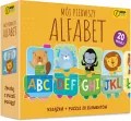 Książka i puzzle. Mój pierwszy alfabet, 20 elementów - tantis.pl