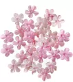 Kwiaty papierowe z perełką 2cm - tantis.pl