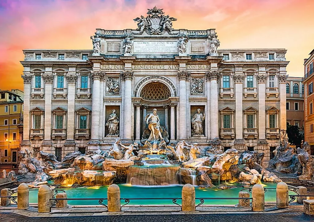 Puzzle 500. Fontanna di Trevi, Włochy 37292 - tantis.pl