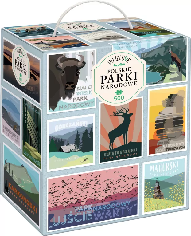 CzuCzu. Puzzlove. Polskie Parki narodowe 500 - tantis.pl