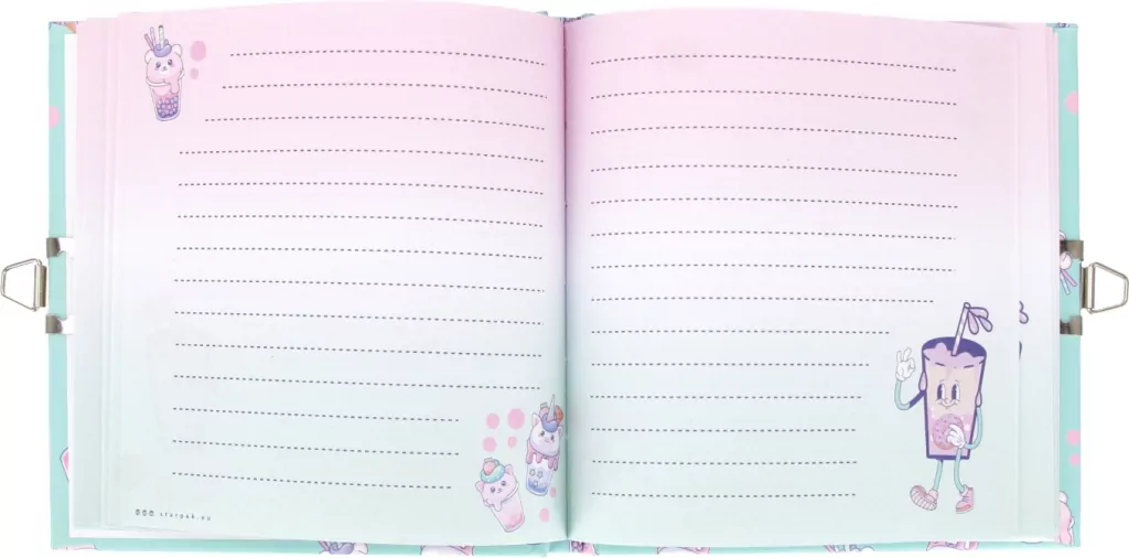 Pamiętnik na kłódkę Bubble Tea - tantis.pl