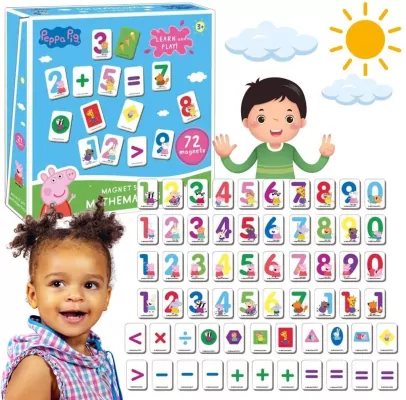 Magnesy Peppa nauka liczenia