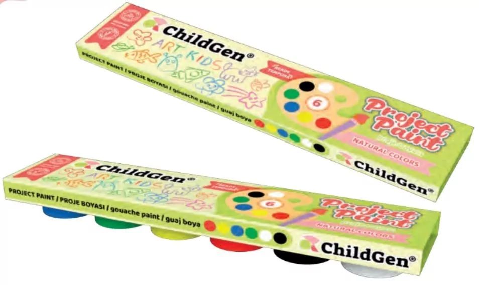 Farby do malowania naturalne 6 kolorów - tantis.pl