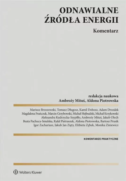 Odnawialne źródła energii. Komentarz - tantis.pl