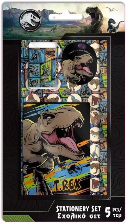 Przybory szkolne Jurassic 5el - tantis.pl