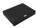Teczka A4 box 55mm neon czarna - tantis.pl