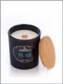 Świeczka sojowa Pure czarna 135g - tantis.pl