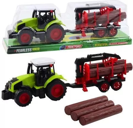 Traktor rolniczy z przyczepą do transportu drewna - tantis.pl