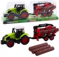 Traktor rolniczy z przyczepą do transportu drewna - tantis.pl
