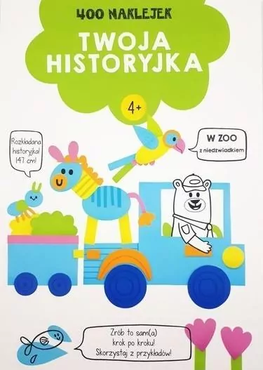400 naklejek. Twoja historyjka 4+ - tantis.pl