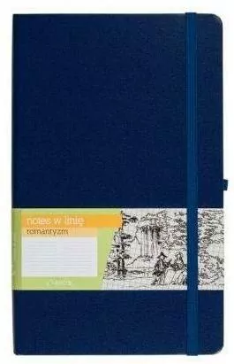 Notes A6 Linia Romantyzm Granat ANTRA - tantis.pl