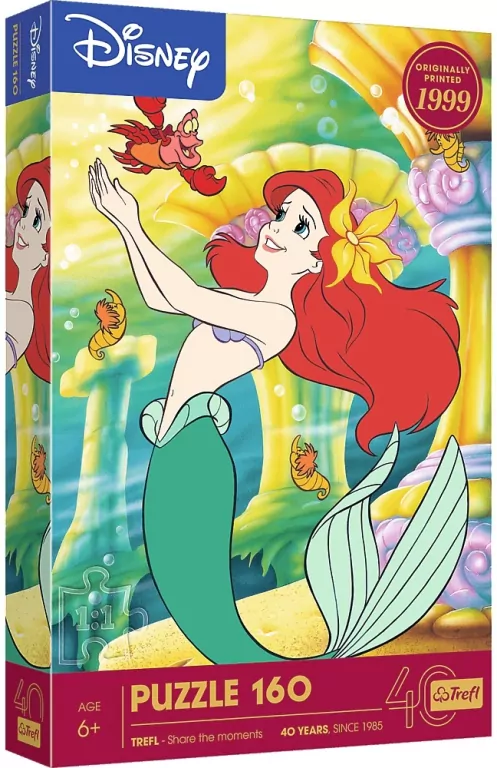 Puzzle 160 Mała Syrenka Disney Princess - tantis.pl
