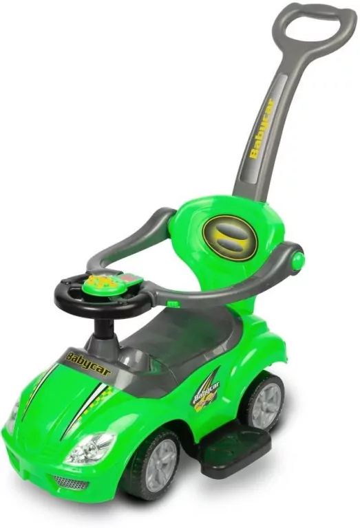Jeździk Race Car 2w1 z dźwiękiem green - tantis.pl