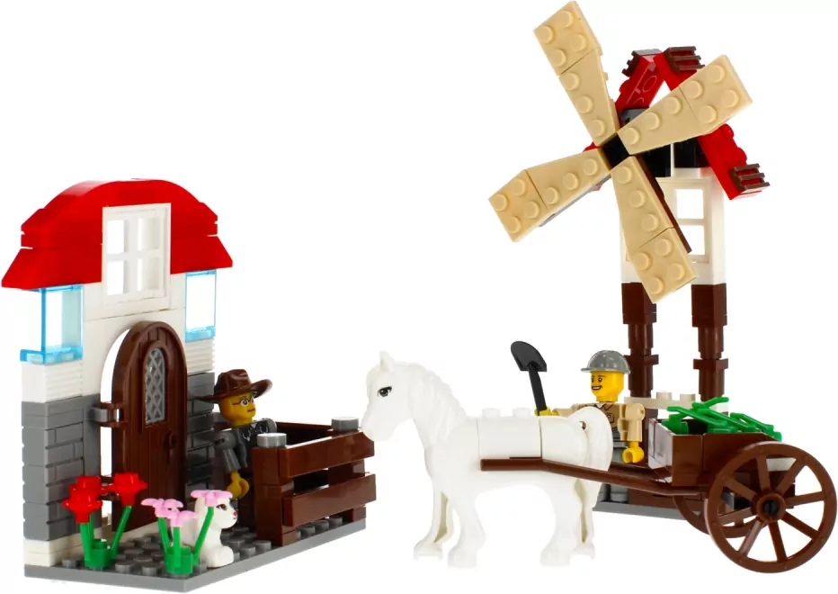 Klocki konstrukcyjne Alleblox Farma Homestead 183 elementów - tantis.pl