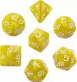 Komplet kości REBEL RPG - Perłowe - Jasnożółte - tantis.pl