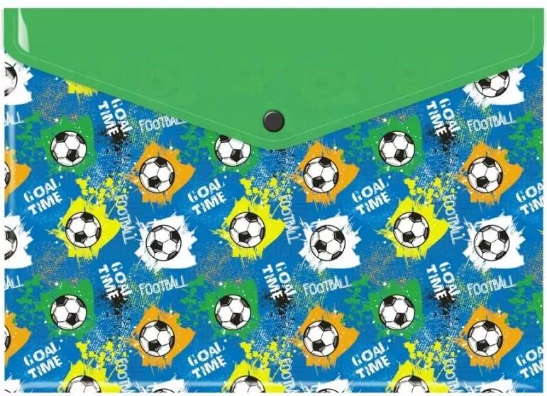 Teczka kopertowa A4 PP nadruk football - tantis.pl