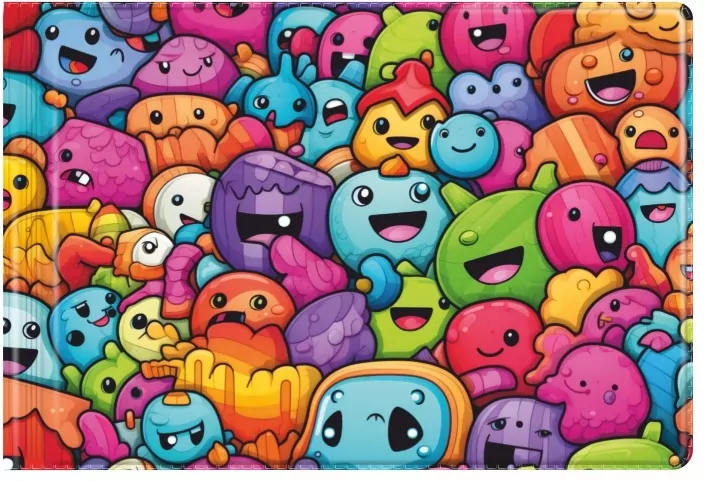 Okładka na dokumenty ucznia małe monsters - tantis.pl