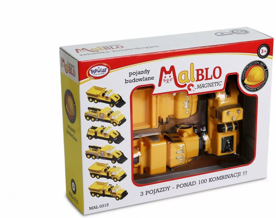 Magnetyczne pojazdy budowlane - tantis.pl