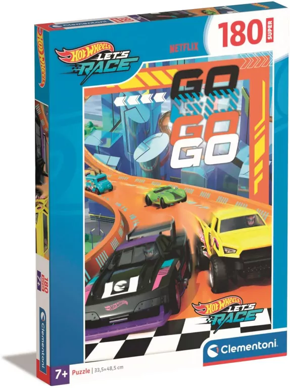 Puzzle 104 Super Kolor Hot Wheels - tantis.pl