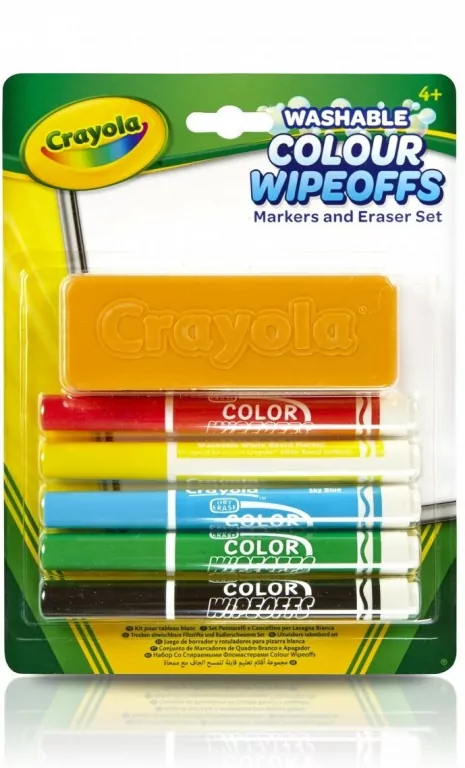 Markery do białej tablicy 5 kolorów CRAYOLA - tantis.pl