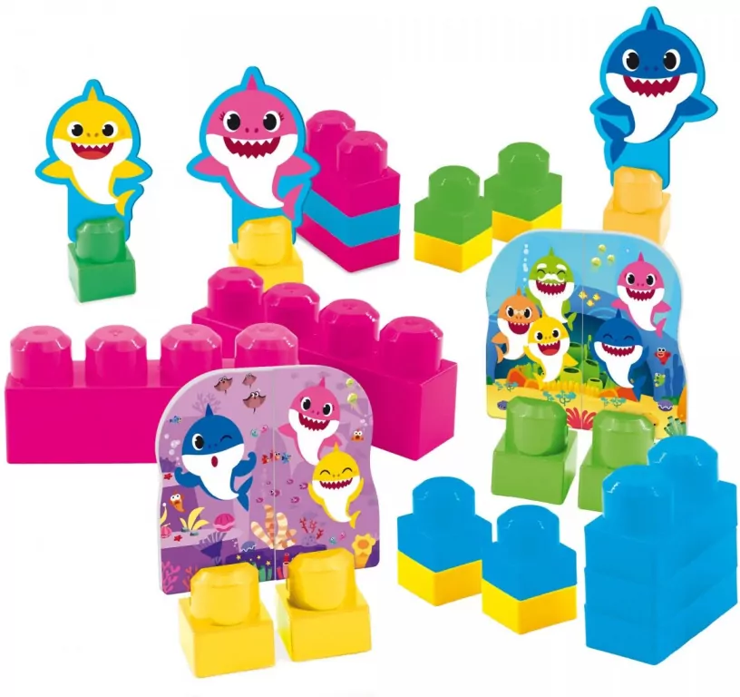 Plecak z klockami konstrukcyjnymi Baby Shark - tantis.pl