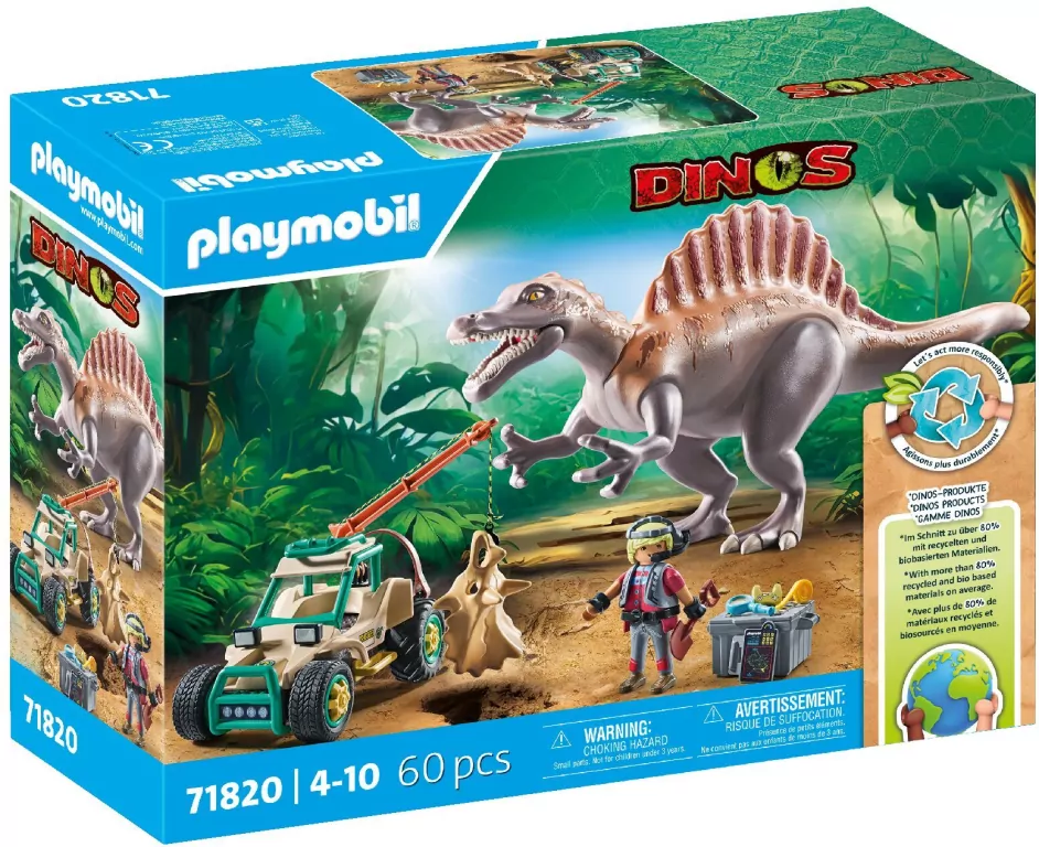 Playmobil Atak Spinozaurów 71820 - tantis.pl