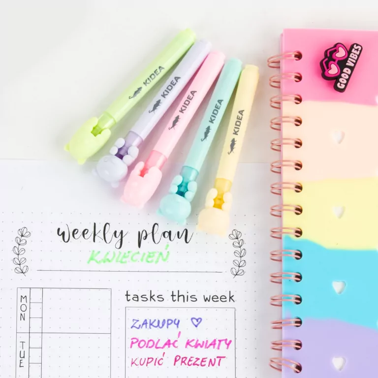 Zakreślacze słodkie chwile KIDEA - tantis.pl