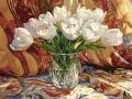 Malowanie po numerach - Tulipanowy spokój 30x40cm - tantis.pl