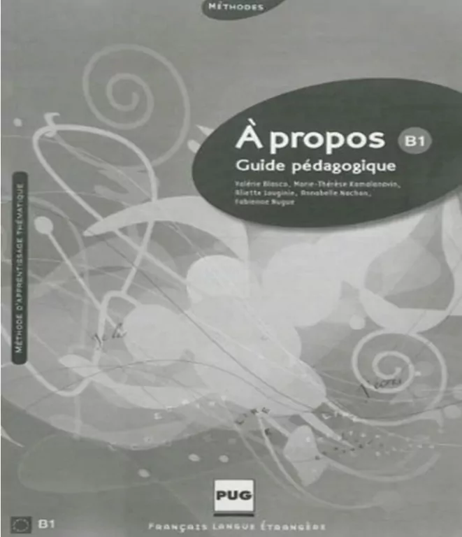 A propos B1. Guide pedagogique - tantis.pl