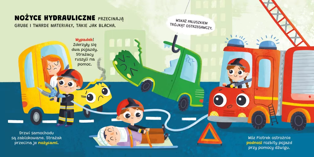 Maszyny i pojazdy. Wóz strażacki - tantis.pl