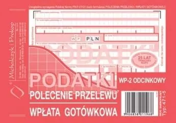 Podatki polecenie przelewu - wpłata... 471-5 - tantis.pl