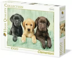 Puzzle 1000. High Quality Collection. I tre Labrador