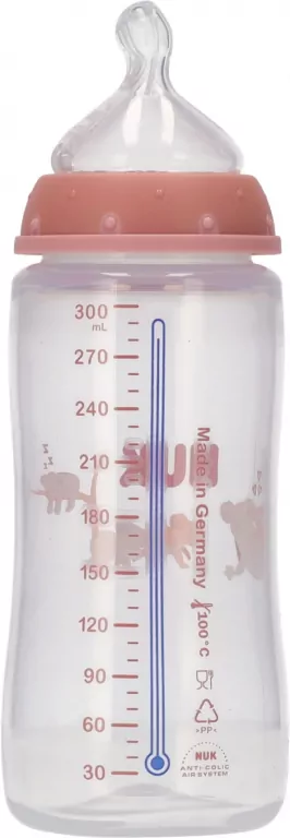 NUK. First Choice. Butelka. 300 ml. 3 miesięcy. Koala - tantis.pl